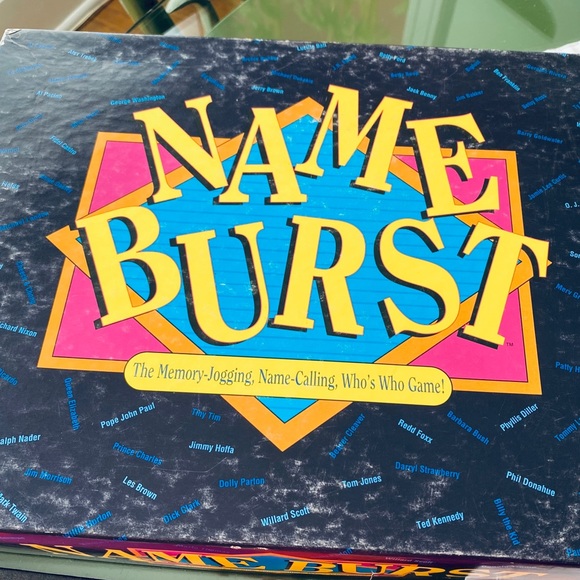Vintage “Name 💥 Burst” Board Game from 1992 - Picture 4 of 16